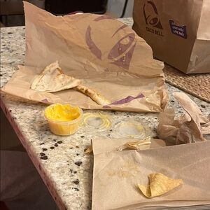 Taco Bell Quesadilla and Nachos